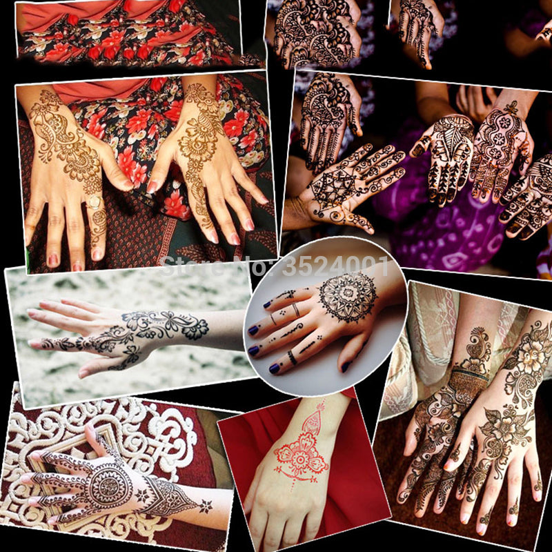 Apcute Mehandi Sets For Hands (Pack Of 3)