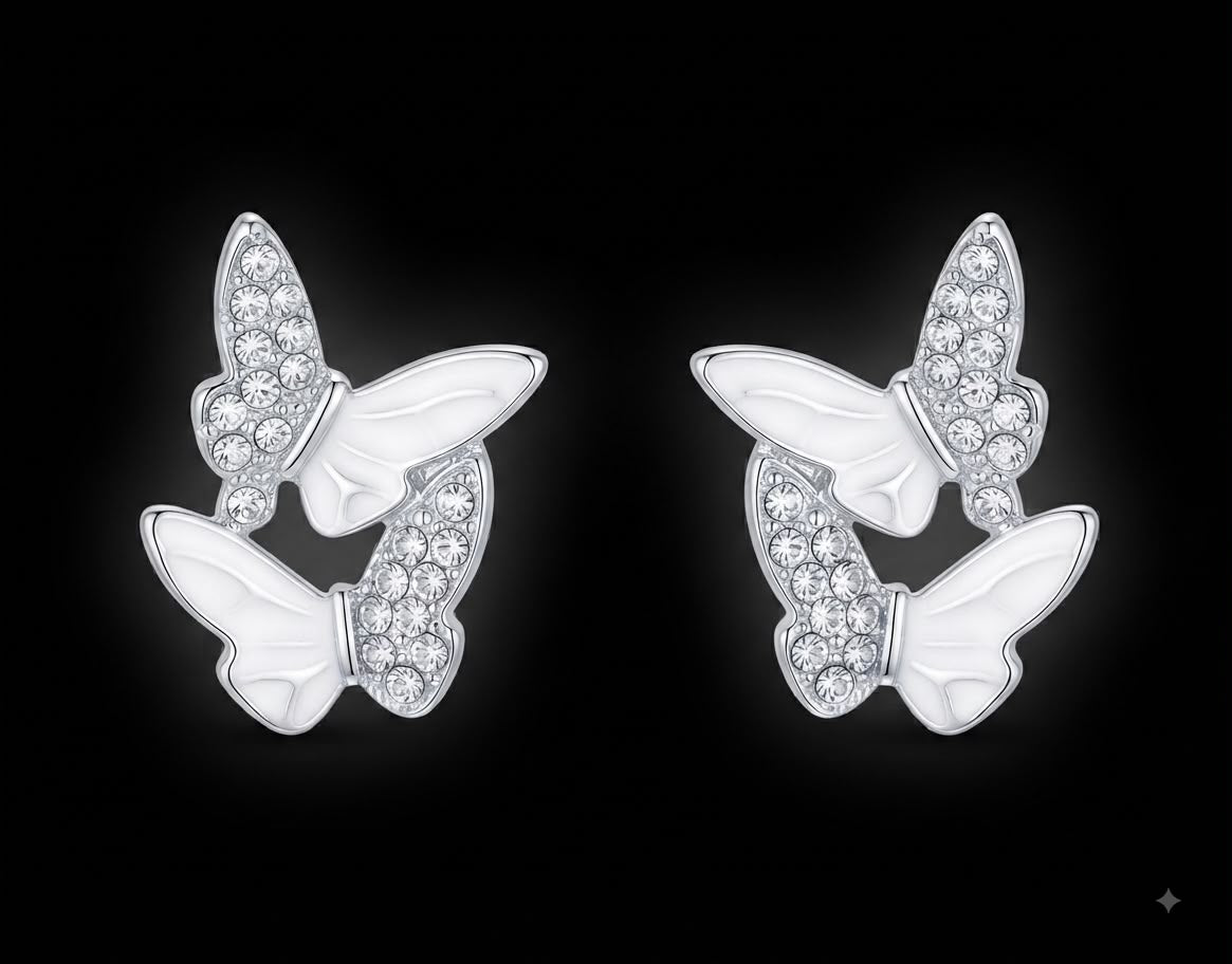 ✨ 12-Pair Korean Designer Earrings + Luxury Jewellery Box