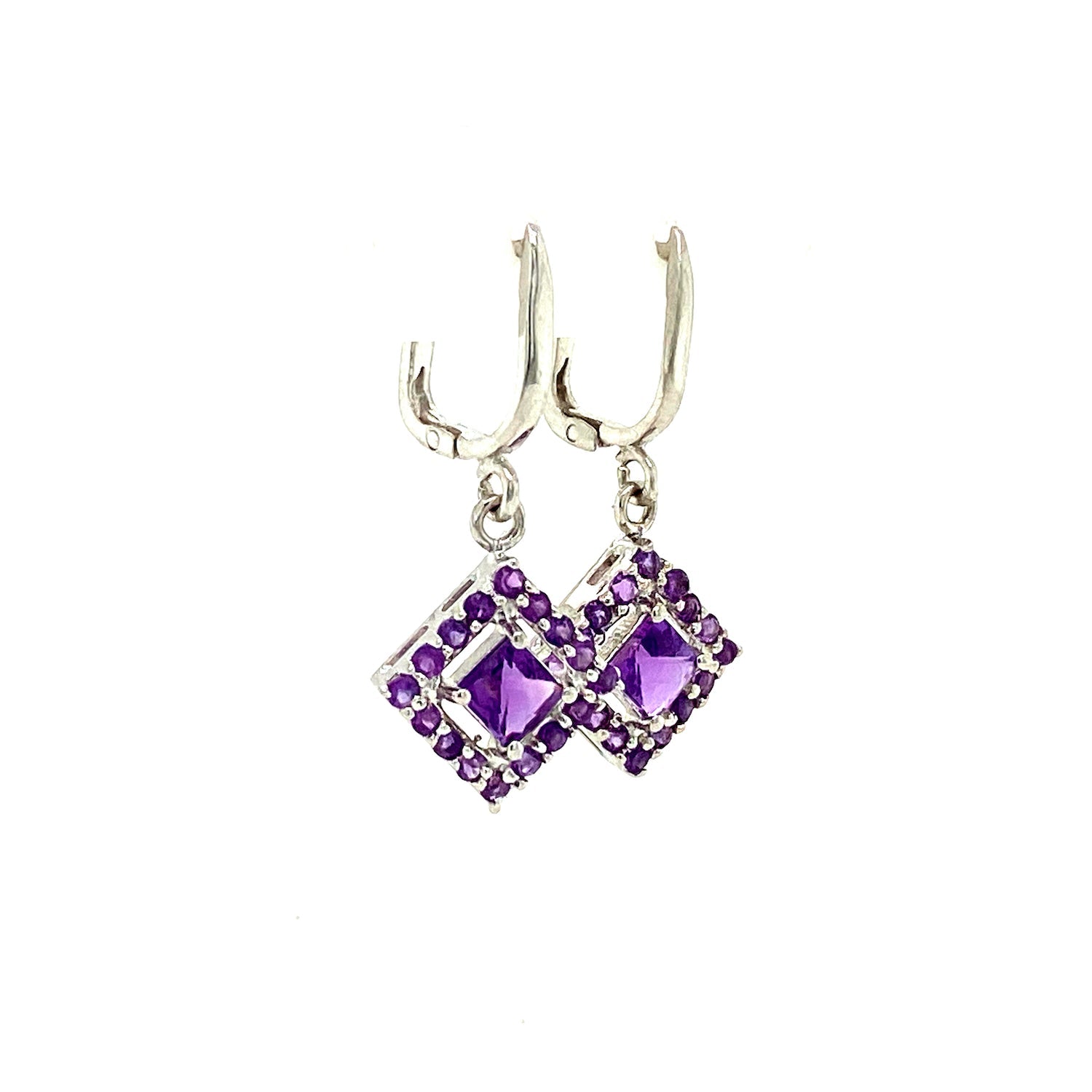Amethyst Jewellery Set in .925 Sterling Silver - KSS 6494-1