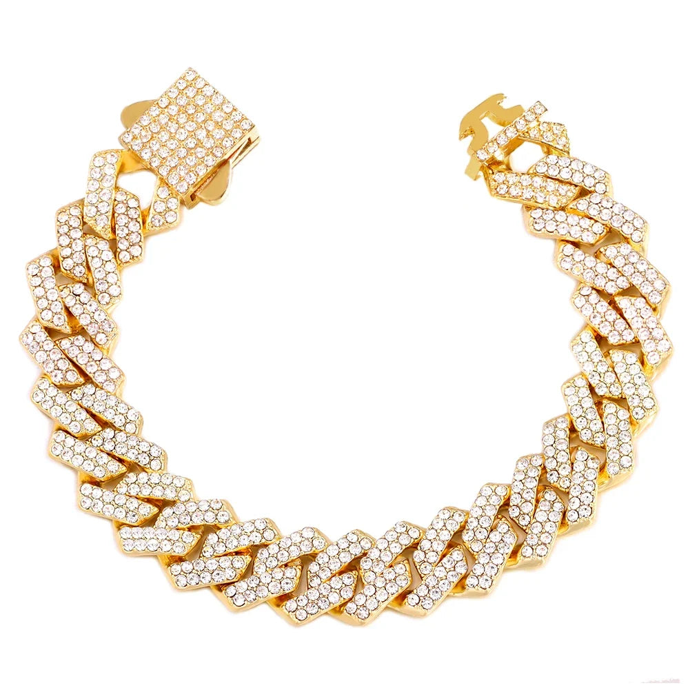 14MM Cuban Link Chain Bracelet
