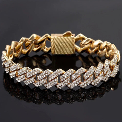14MM Cuban Link Chain Bracelet-0