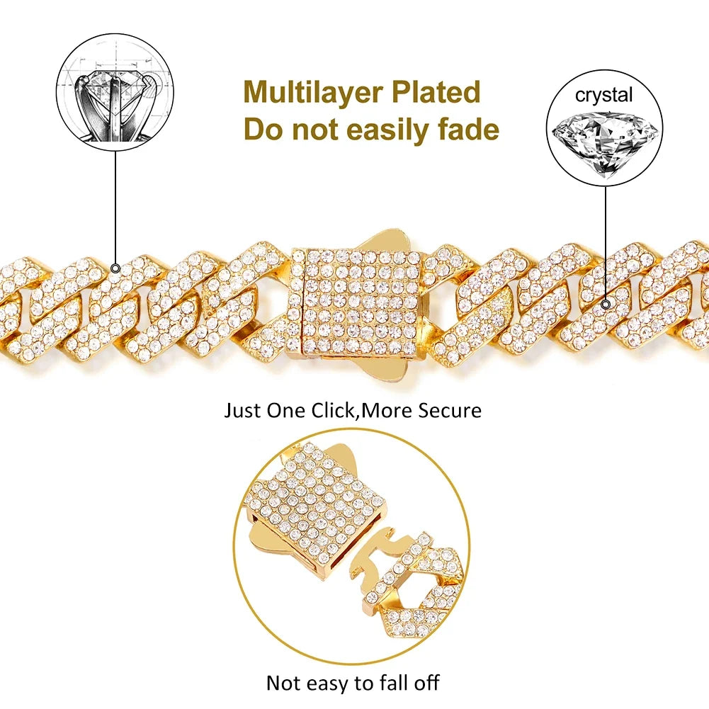 14MM Cuban Link Chain Bracelet
