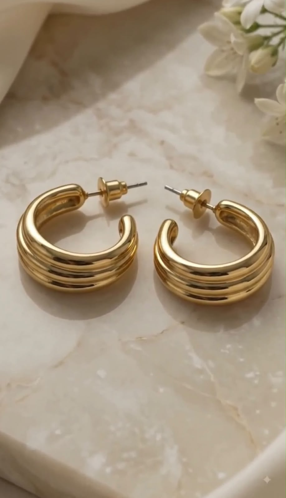 ✨ 12-Pair Luxe Korean & Oxidised Earrings Set + 4-Tier Luxury Box (Anti-Tarnish Edition)