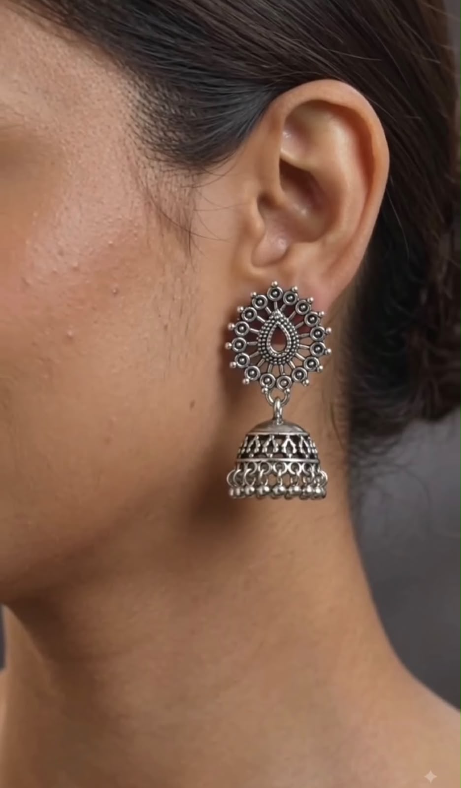 ✨ 12-Pair Luxe Korean & Oxidised Earrings Set + 4-Tier Luxury Box (Anti-Tarnish Edition)