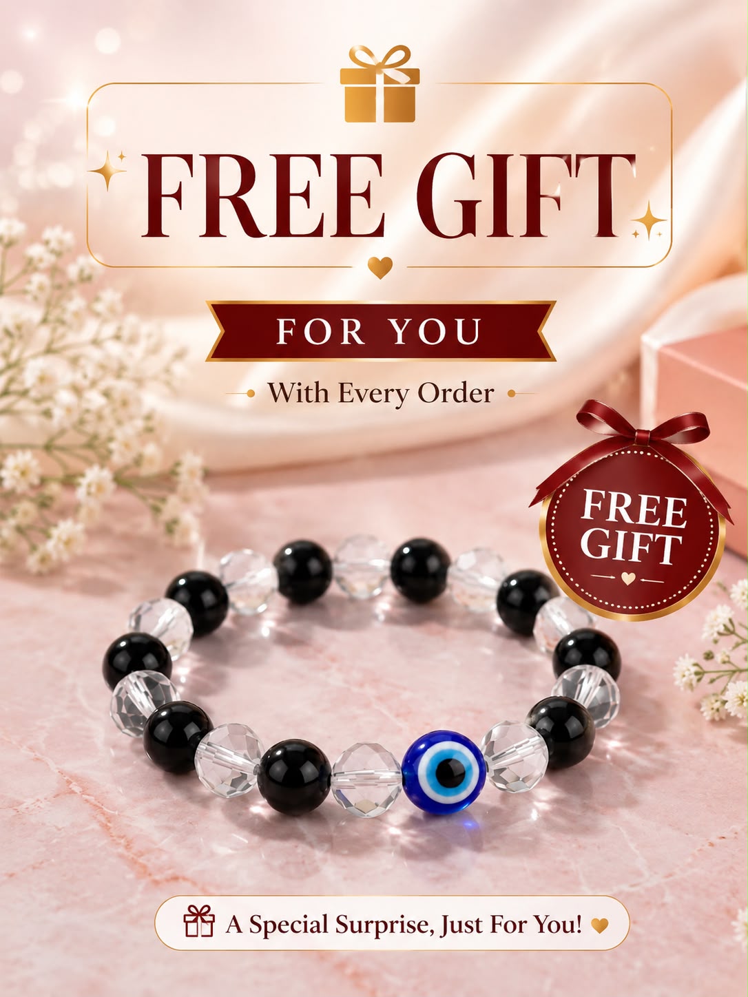 Enchanted Magical Unicorn Jewellery Set + FREE Evil Eye Bracelet 🧿 | Necklace, Earrings, Moon & Pearl Studs 🦄✨