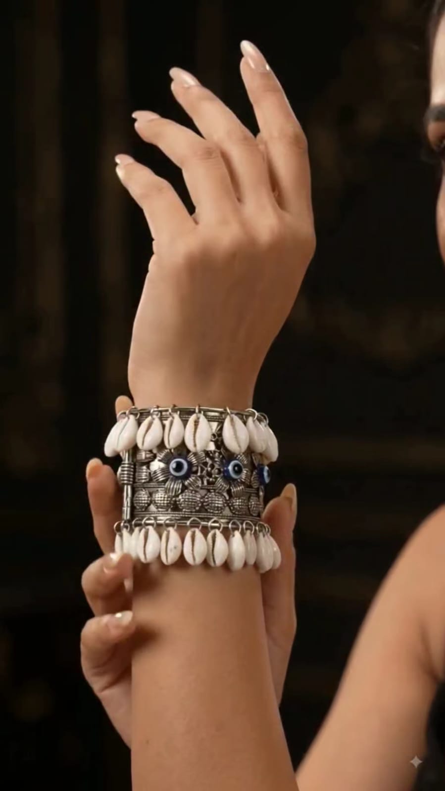 Traditional Festive Statement Hand kada/ Bracelet– Navratri & Garba Special