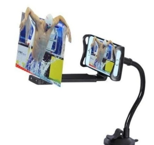 12" HD Phone Screen Magnifier with Stand — Your Personal Home Cinema