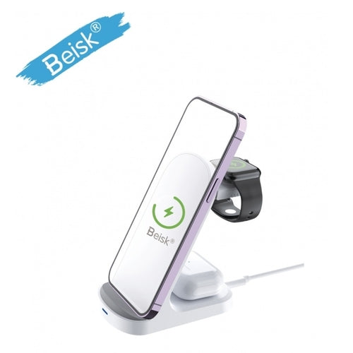 3-in-1 Wireless Charging Station — iPhone, Apple Watch & AirPods
