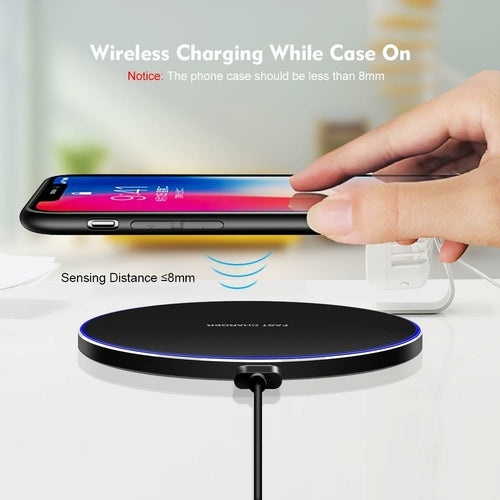 Dragon W9 30W Wireless Charging Pad — Ultra-Thin, USB-C